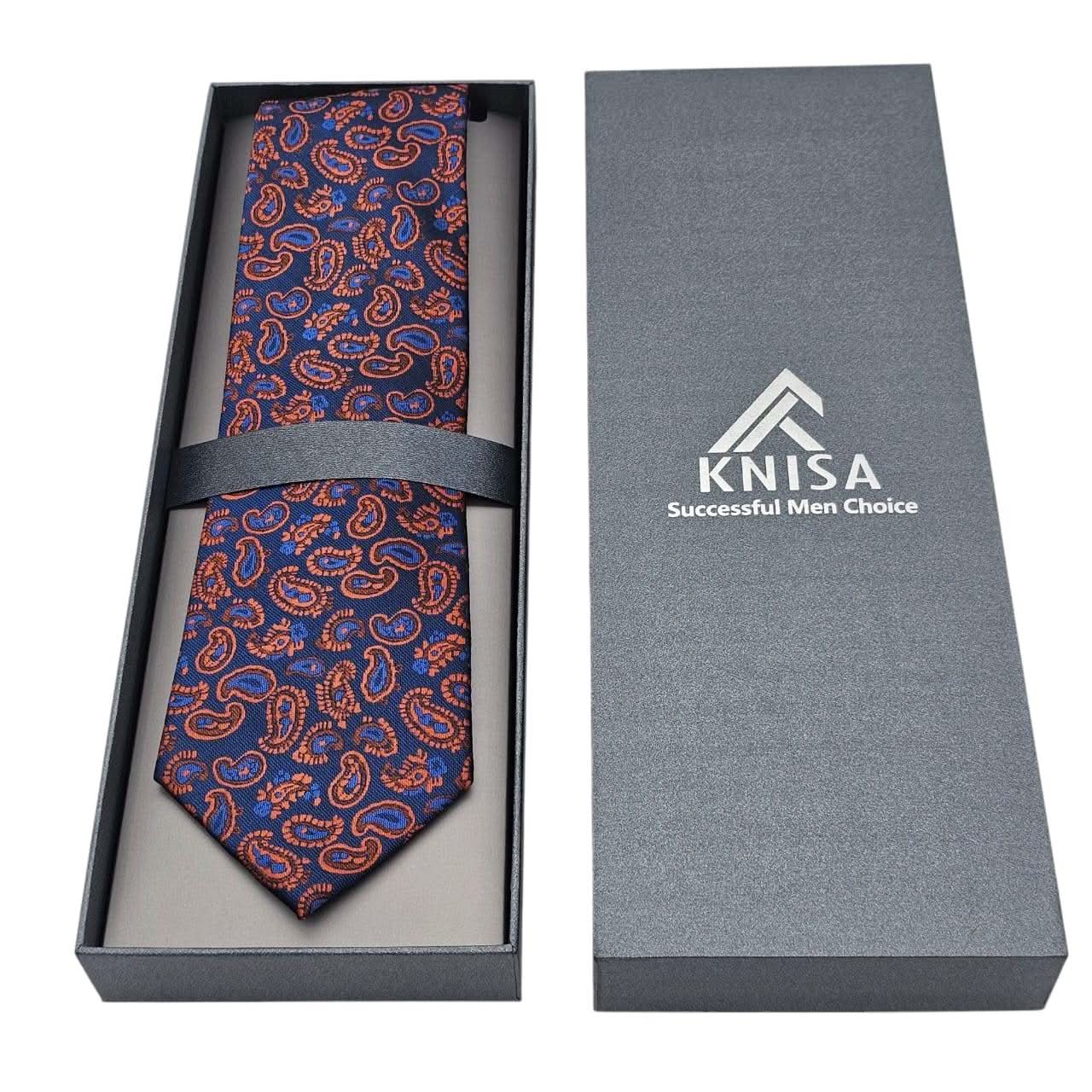 Copper Crest Luxury Tie - KNisa Premium Men's Fashion Brand