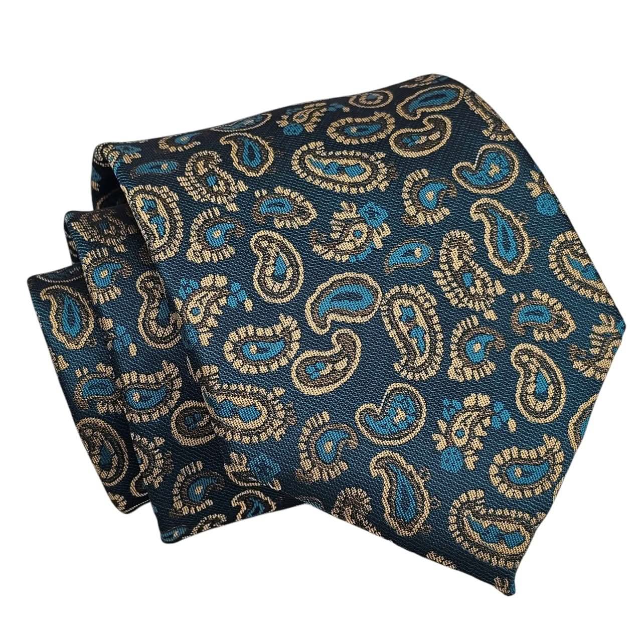 Turquoise Splendor Luxury Tie - KNisa Premium Men's Fashion Brand