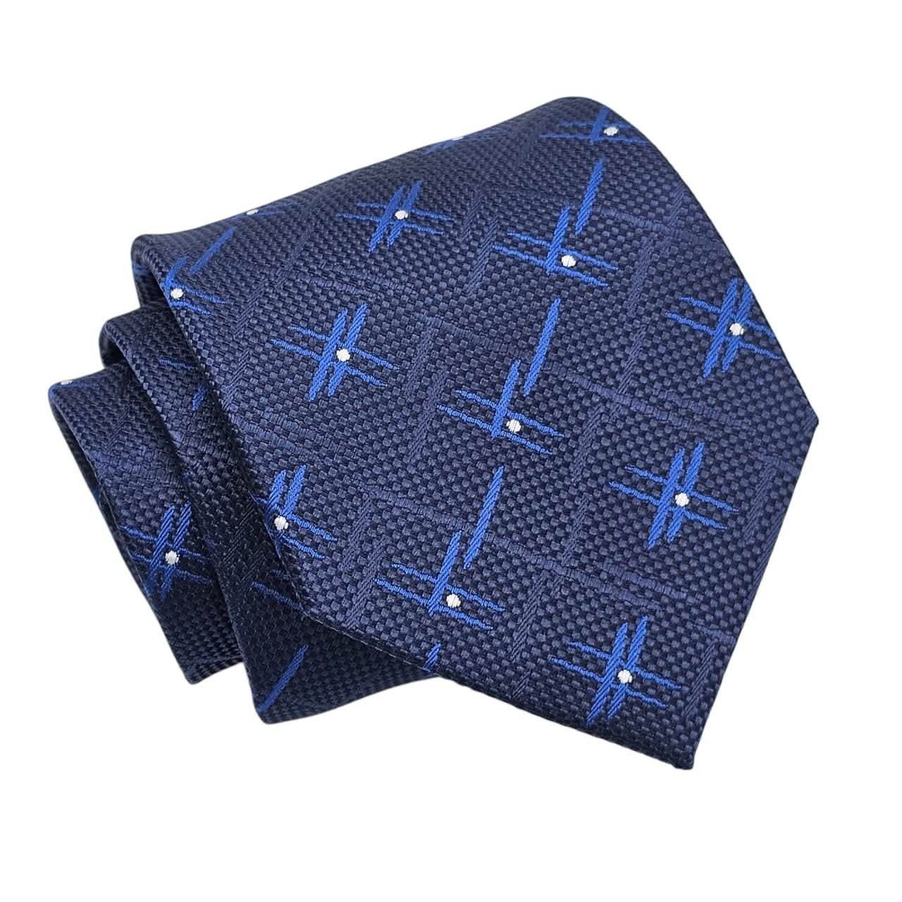 Aqua Interlace Luxury Tie - KNisa Premium Men's Fashion Brand