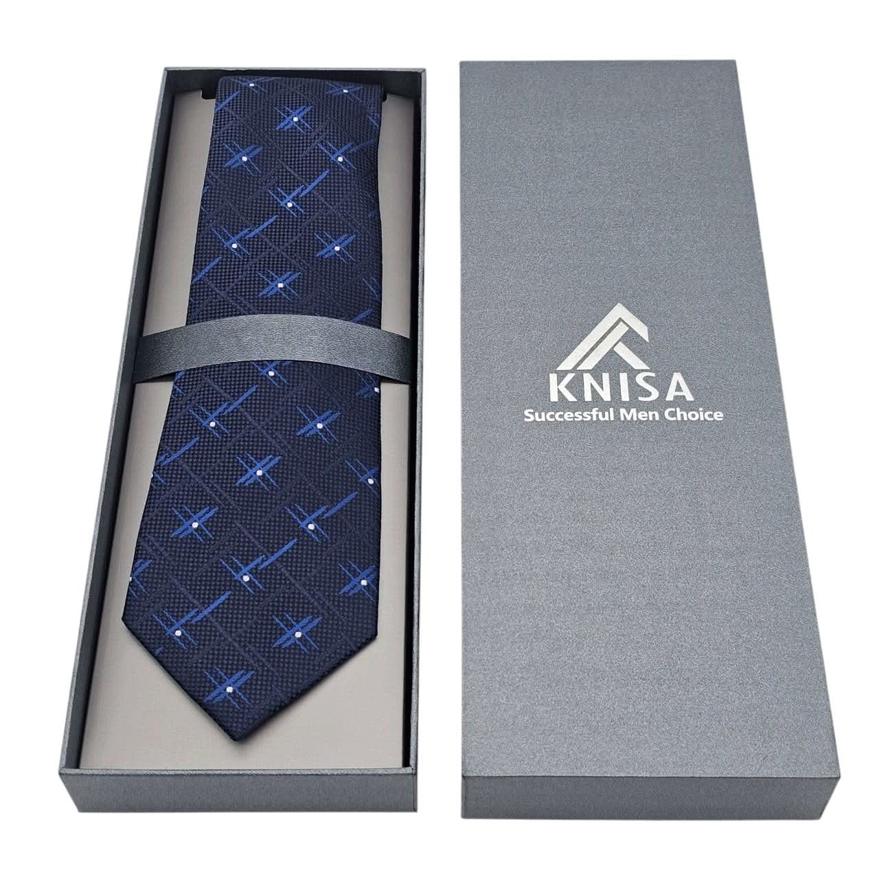 Aqua Interlace Luxury Tie - KNisa Premium Men's Fashion Brand