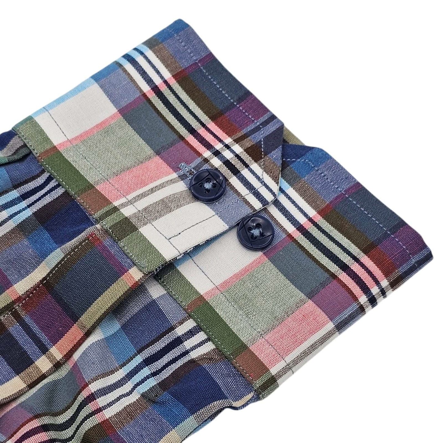 Blue & Green Multi Checkered Shirt - KNisa Premium Men's Fashion Brand