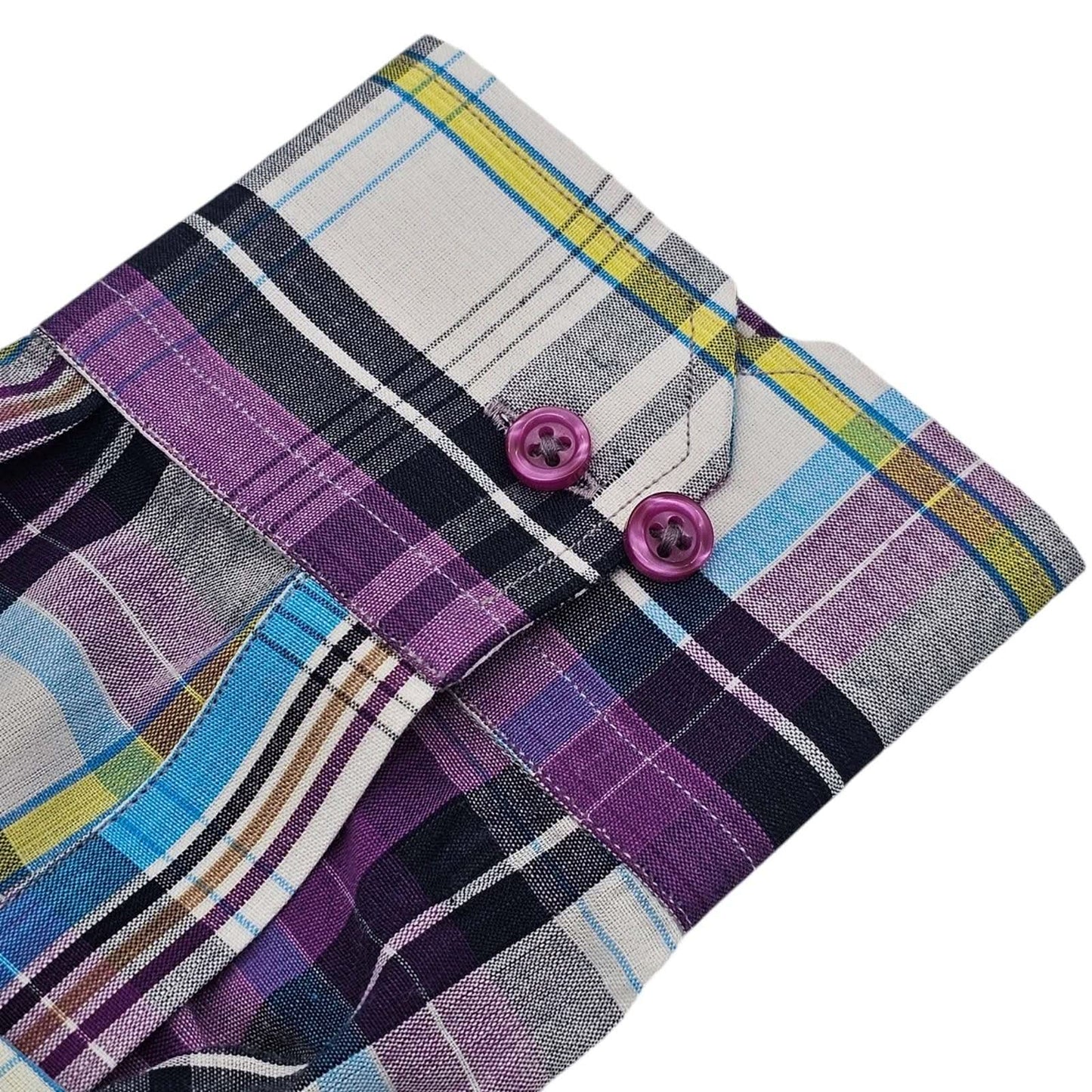This Stylish Purple & Black Checked Shirt - KNisa Premium Men's Fashion Brand