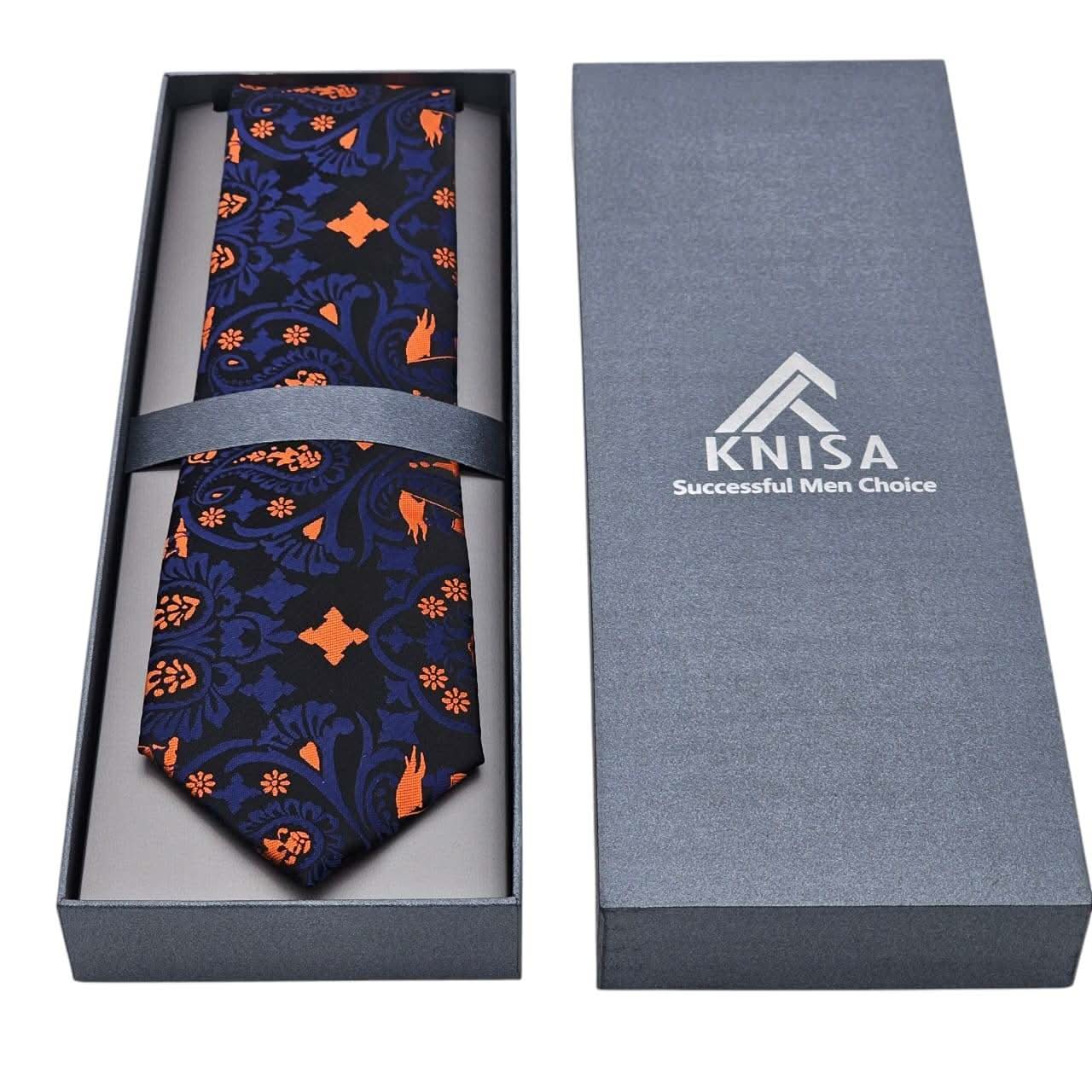 Saffron Baroque Tie - KNisa Premium Men's Fashion Brand
