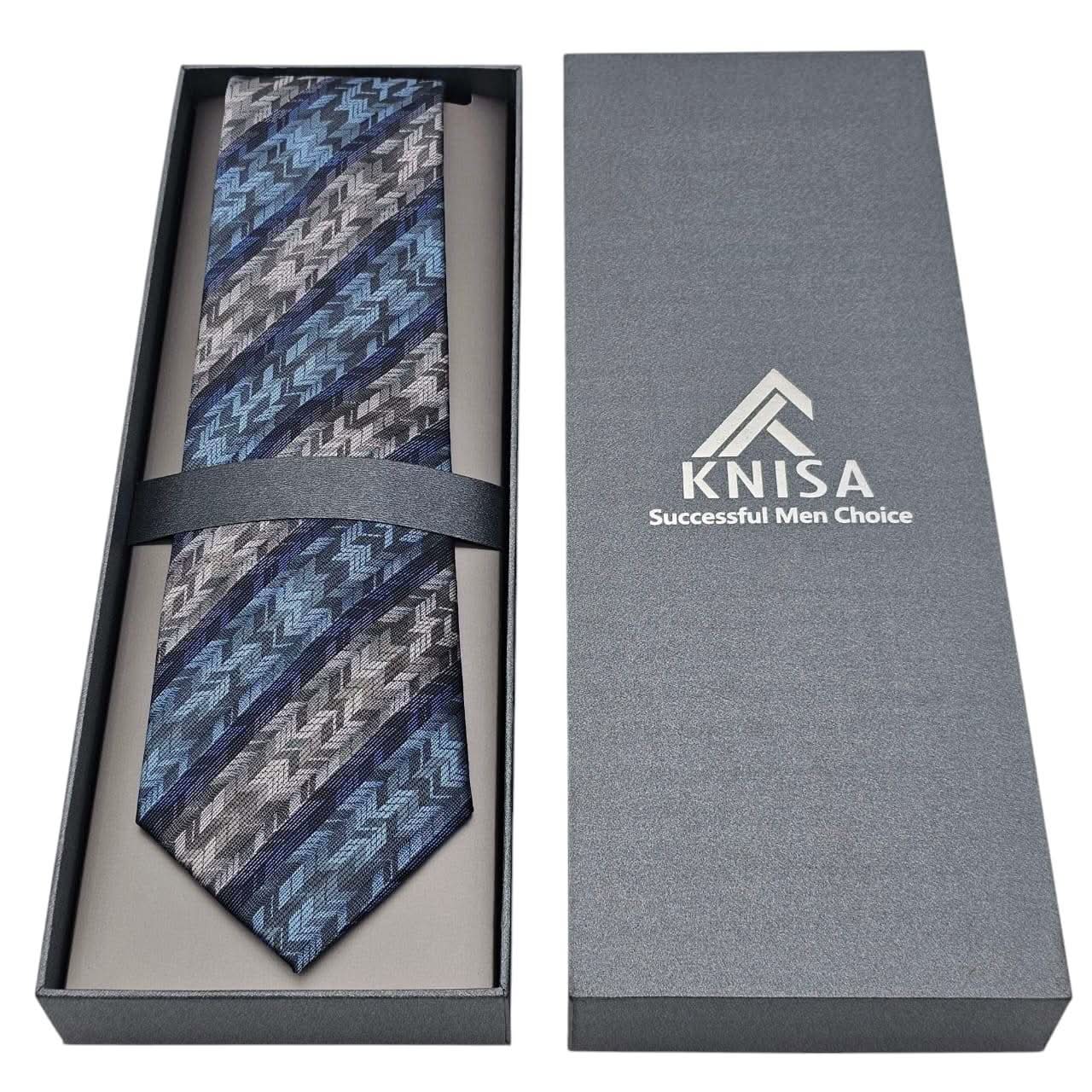 Regal Chevron Classical Luxury Tie - KNisa Premium Men's Fashion Brand