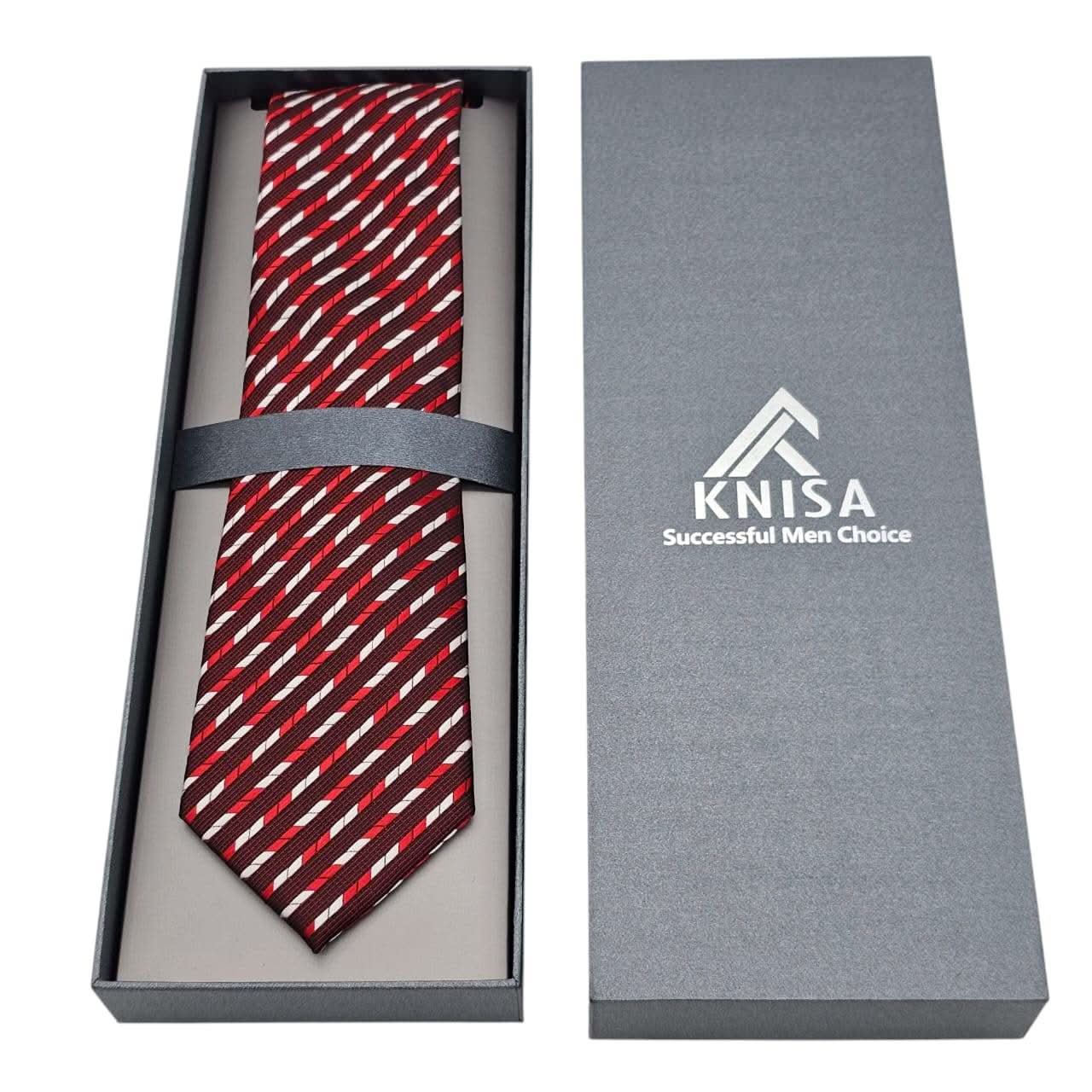 Cardinal Momentum Luxurious Tie - KNisa Premium Men's Fashion Brand