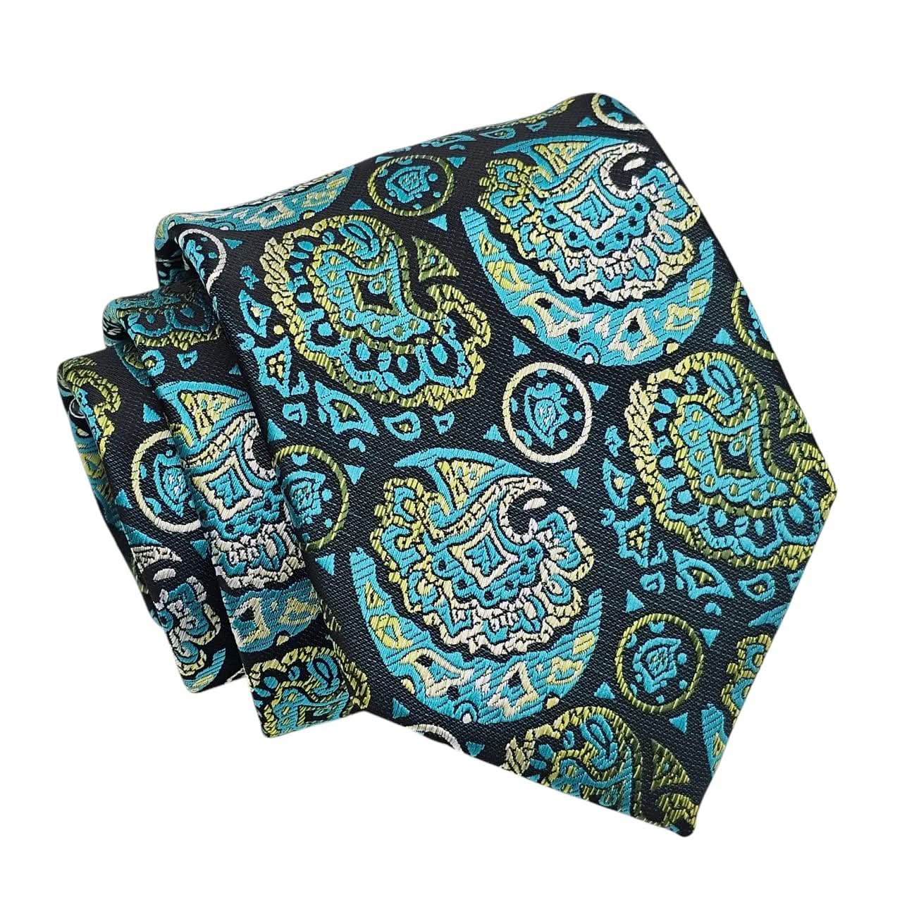 Golden Lagoon Luxury Tie - KNisa Premium Men's Fashion Brand