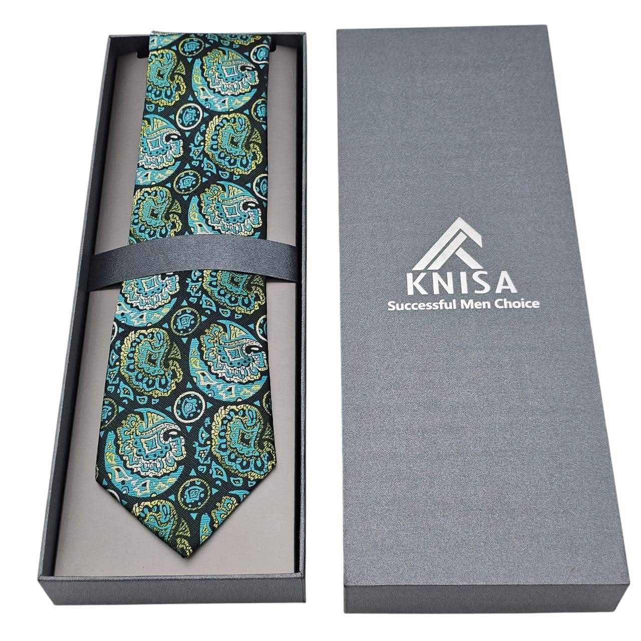 Golden Lagoon Luxury Tie - KNisa Premium Men's Fashion Brand