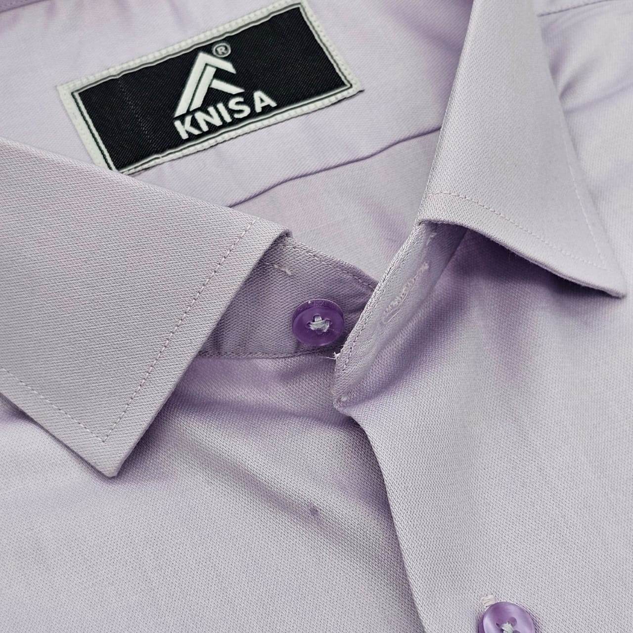 Light Purple Pattern Shirt - KNisa Premium Men's Fashion Brand