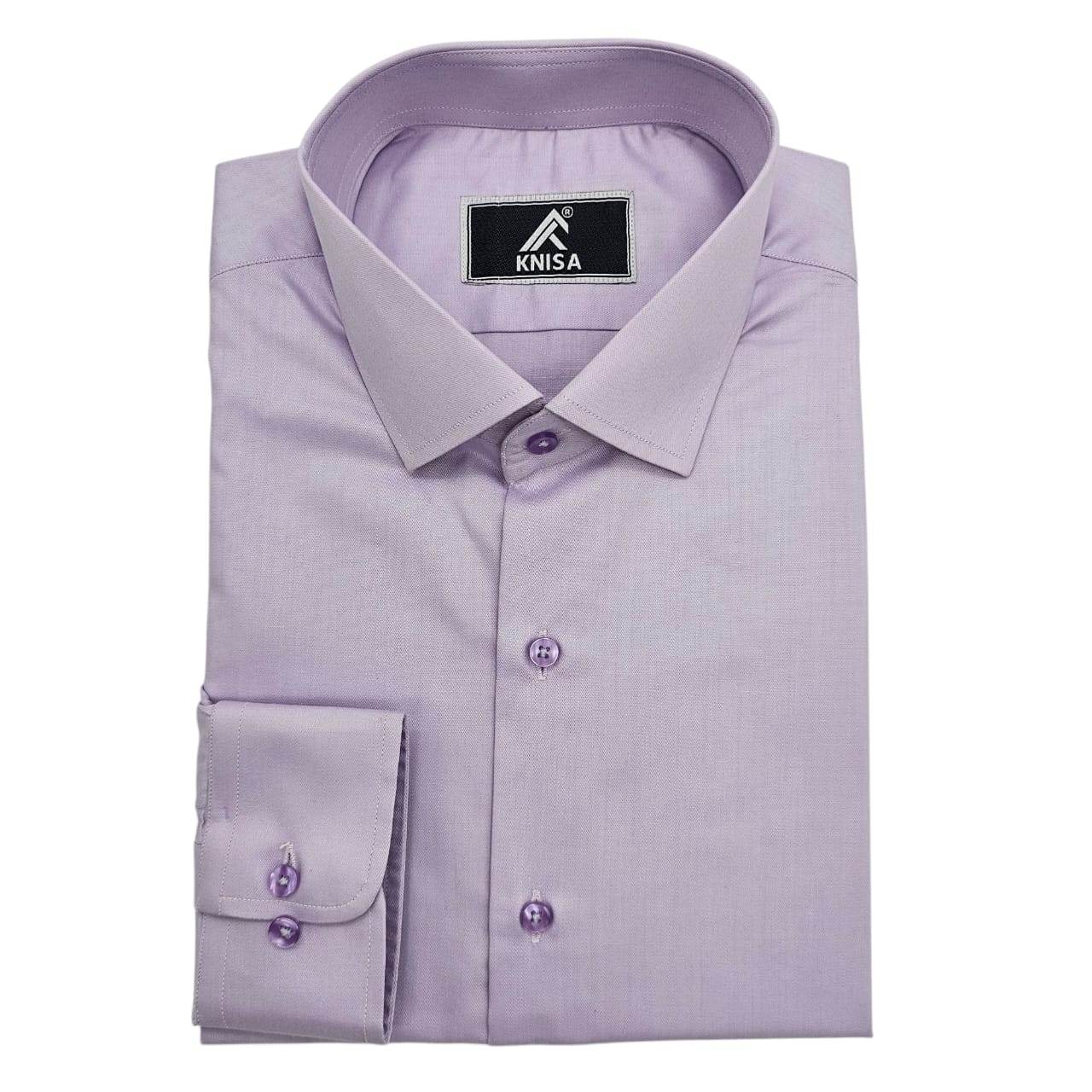 Light Purple Pattern Shirt - KNisa Premium Men's Fashion Brand