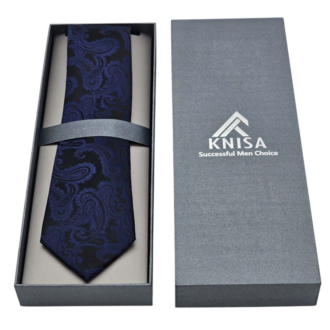 Cobalt Mirage Tie - KNisa Premium Men's Fashion Brand