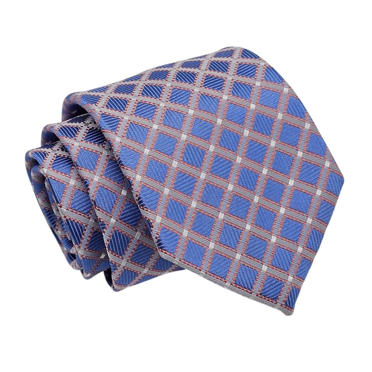 Summit Grid Luxury Tie - KNisa Premium Men's Fashion Brand