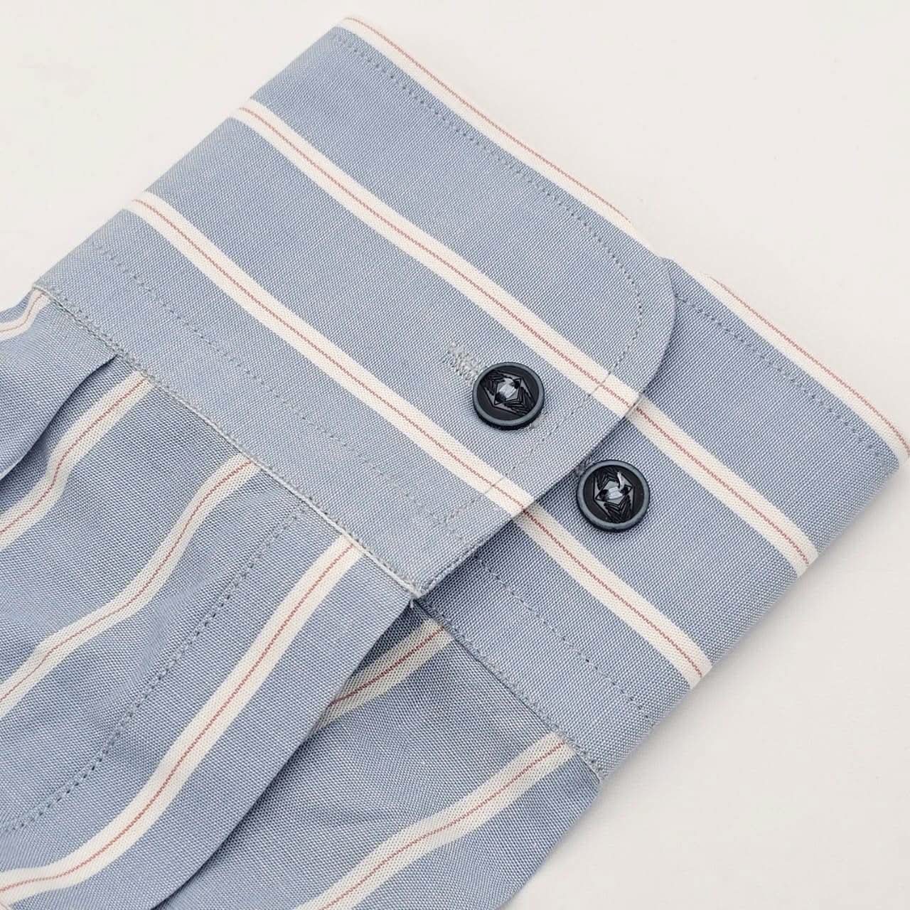 Azure Royale Striped Shirt - KNisa Premium Men's Fashion Brand