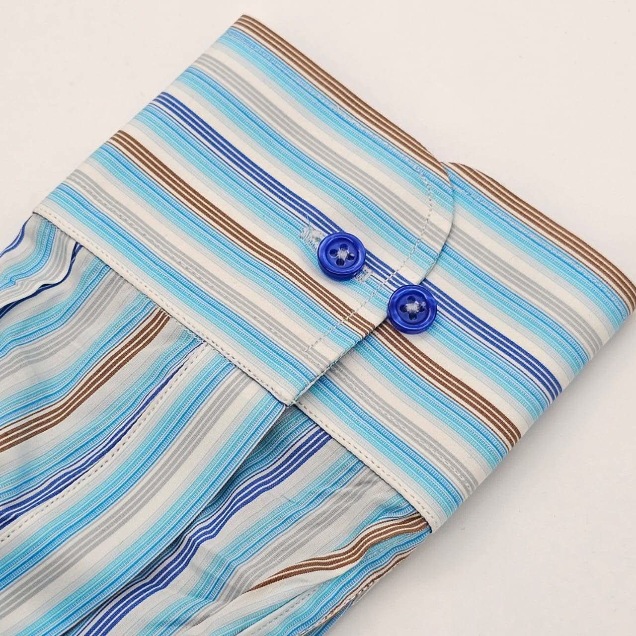 Executive Horizon Stripe Shirt - KNisa Premium Men's Fashion Brand