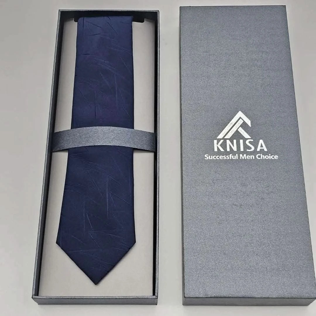 Blue Tie Lining Embossed Detail - KNisa Premium Men's Fashion Brand