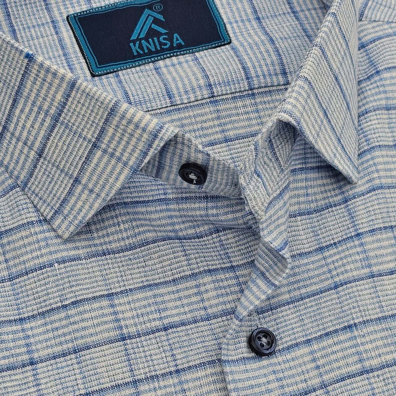 Skyline Grid Casual Shirt - KNisa Premium Men's Fashion Brand