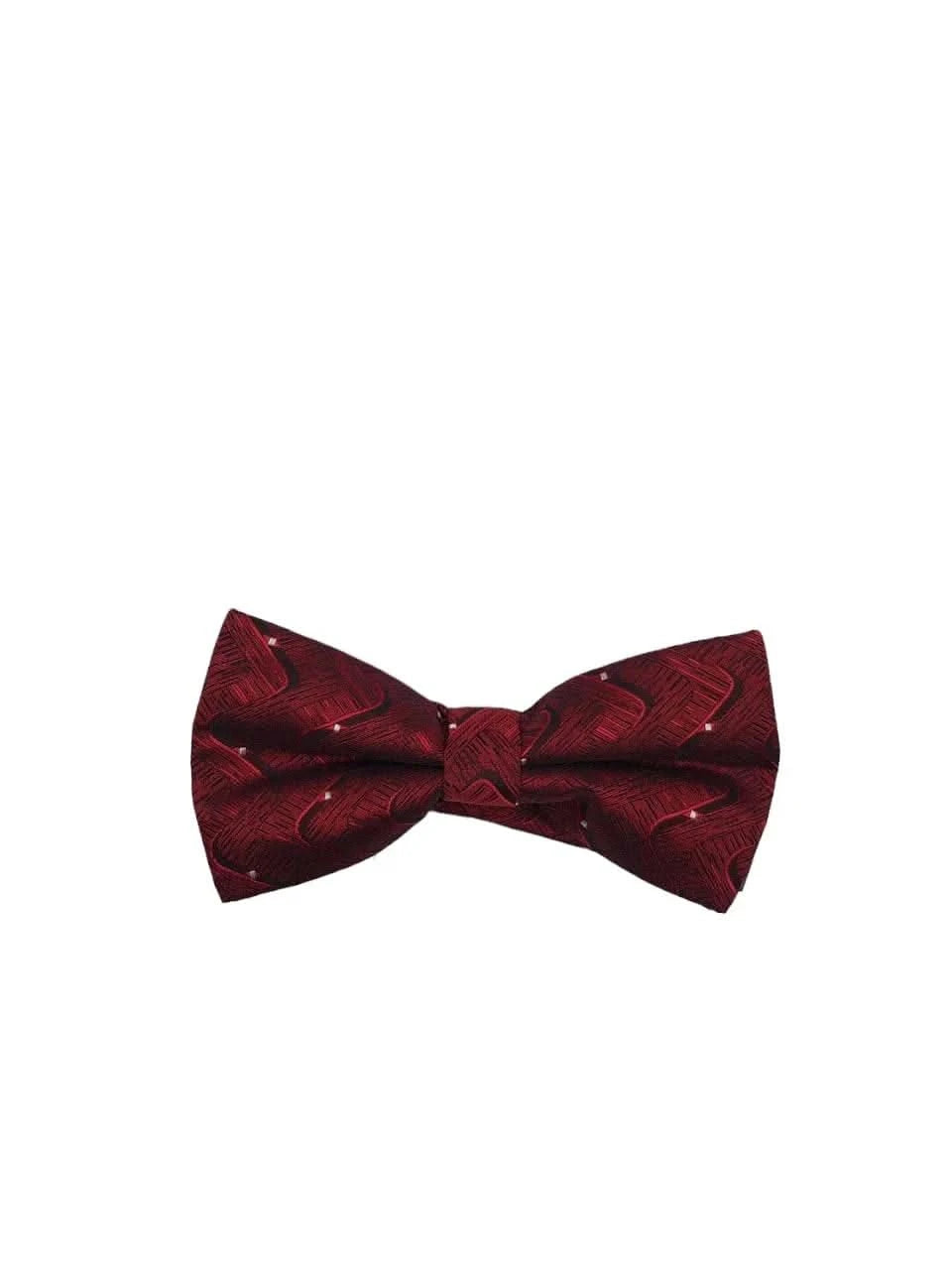 Crimson Symmetry Bow Tie - KNisa Premium Men's Fashion Brand