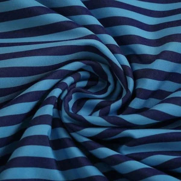 Dark Blue Ferozi Wide Strip Shirt - KNisa Premium Men's Fashion Brand
