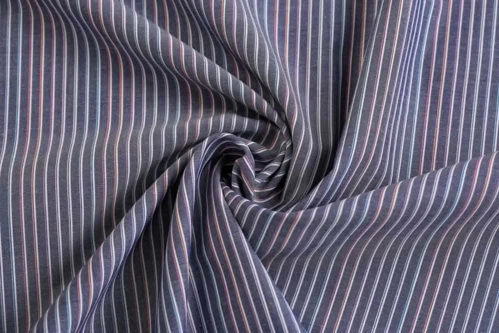 Dark Grey Multi Strip Shirt - KNisa Premium Men's Fashion Brand