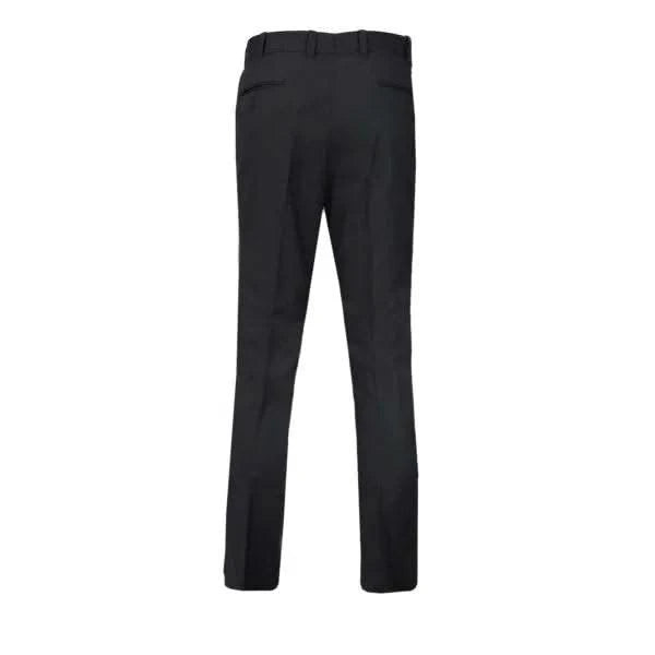 Men's Dark Grey Plain Formal Trouser with Button Closure - KNisa Premium Men's Fashion Brand