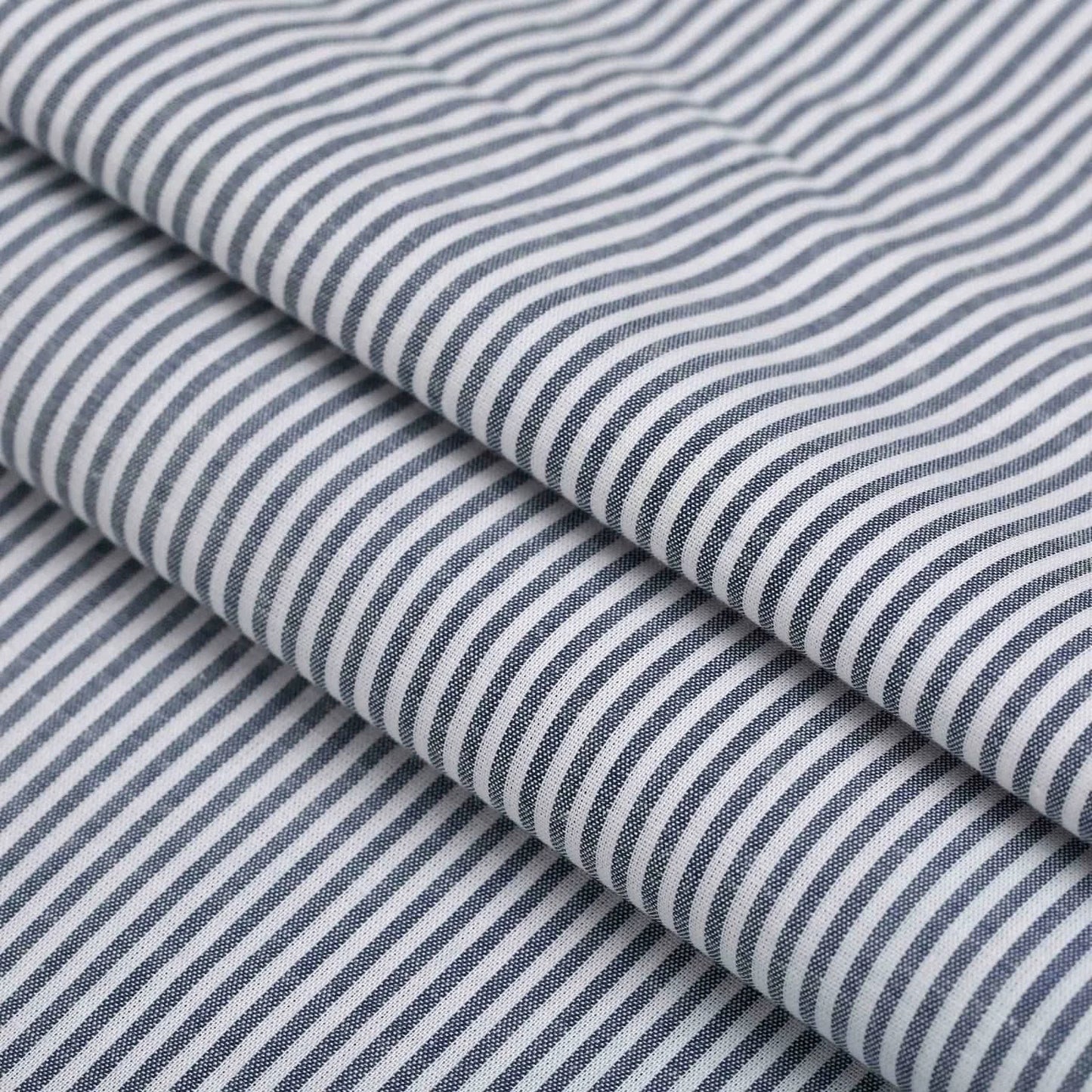 Dark Grey White Bold Pin Strip Shirt - KNisa Premium Men's Fashion Brand