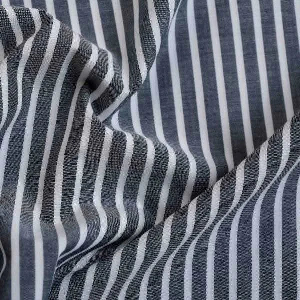 Dark Grey & White Strip Shirt - KNisa Premium Men's Fashion Brand