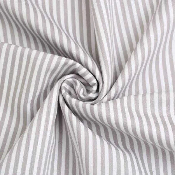 Grey White Bold Strip Shirt - KNisa Premium Men's Fashion Brand