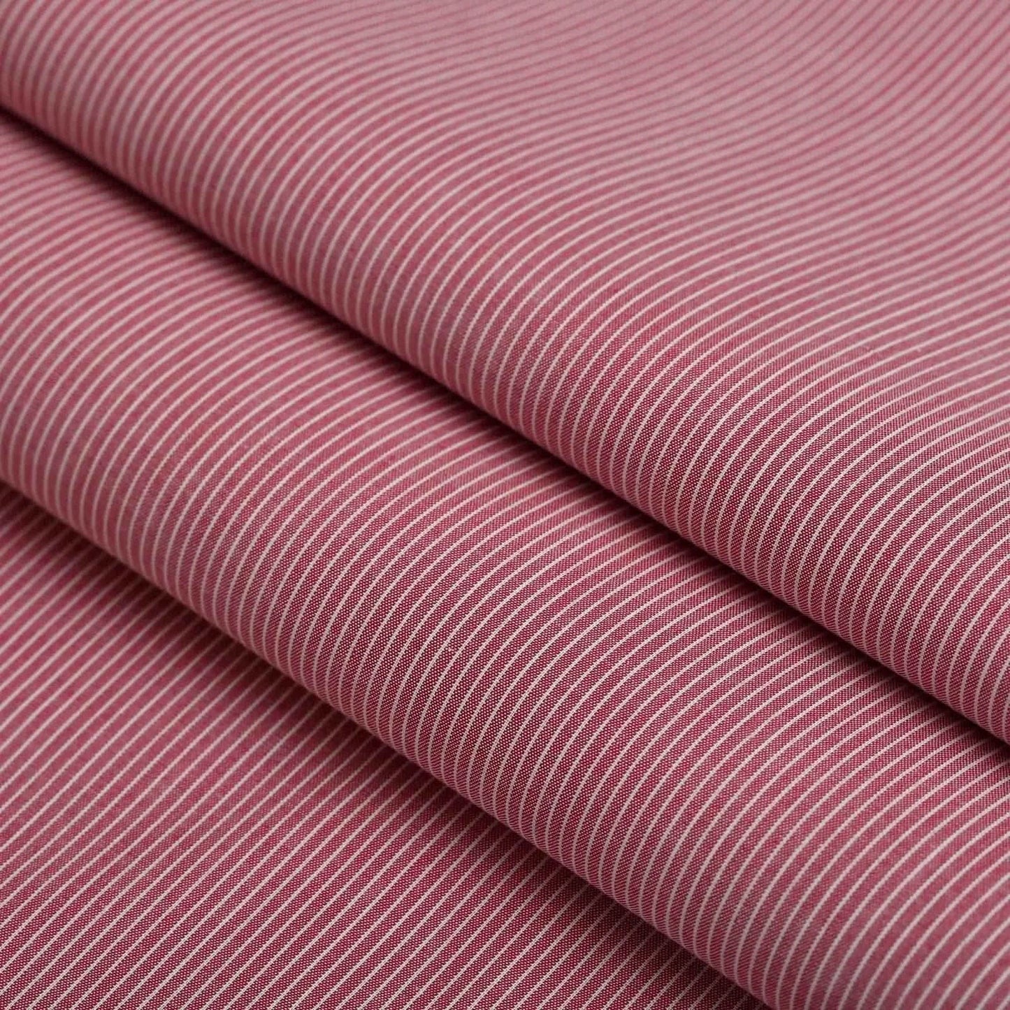 Maroon White Pin Strip Shirt - KNisa Premium Men's Fashion Brand