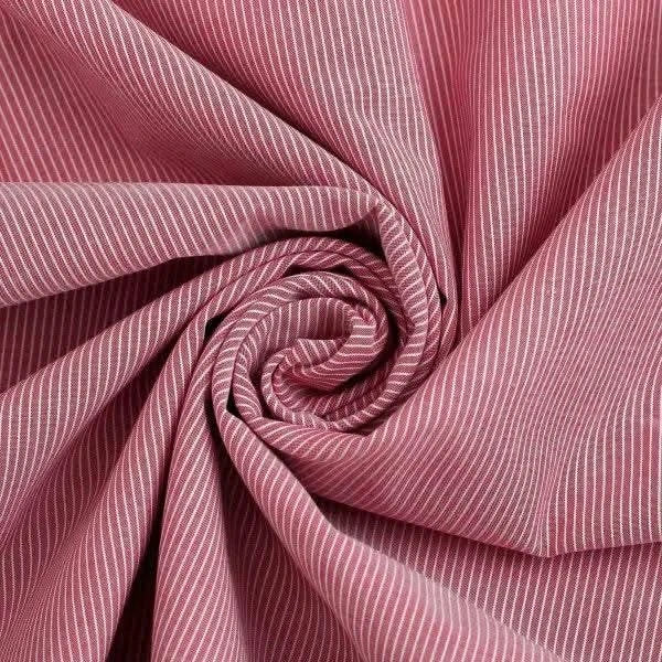 Maroon White Pin Strip Shirt - KNisa Premium Men's Fashion Brand