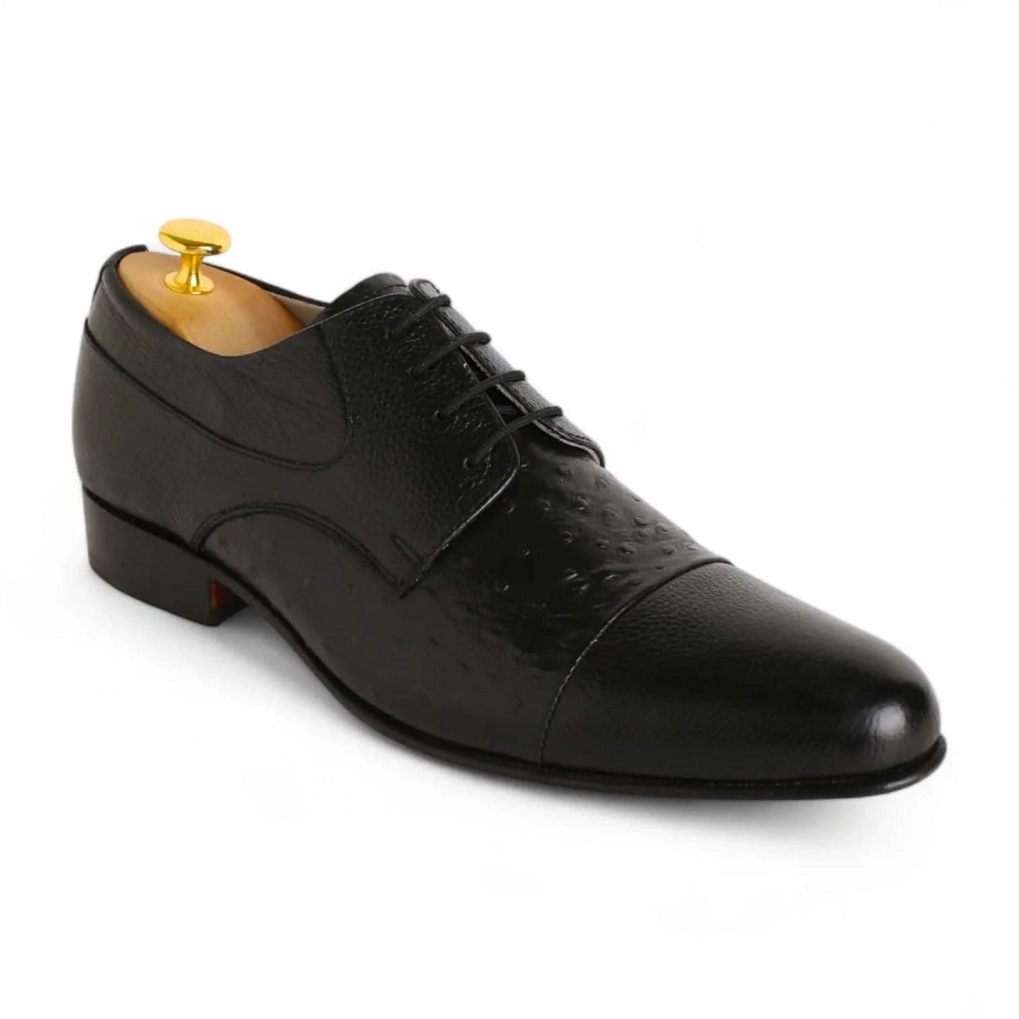 Handmade Men’s Black Classic Leather Shoes - KNisa Premium Men's Fashion Brand