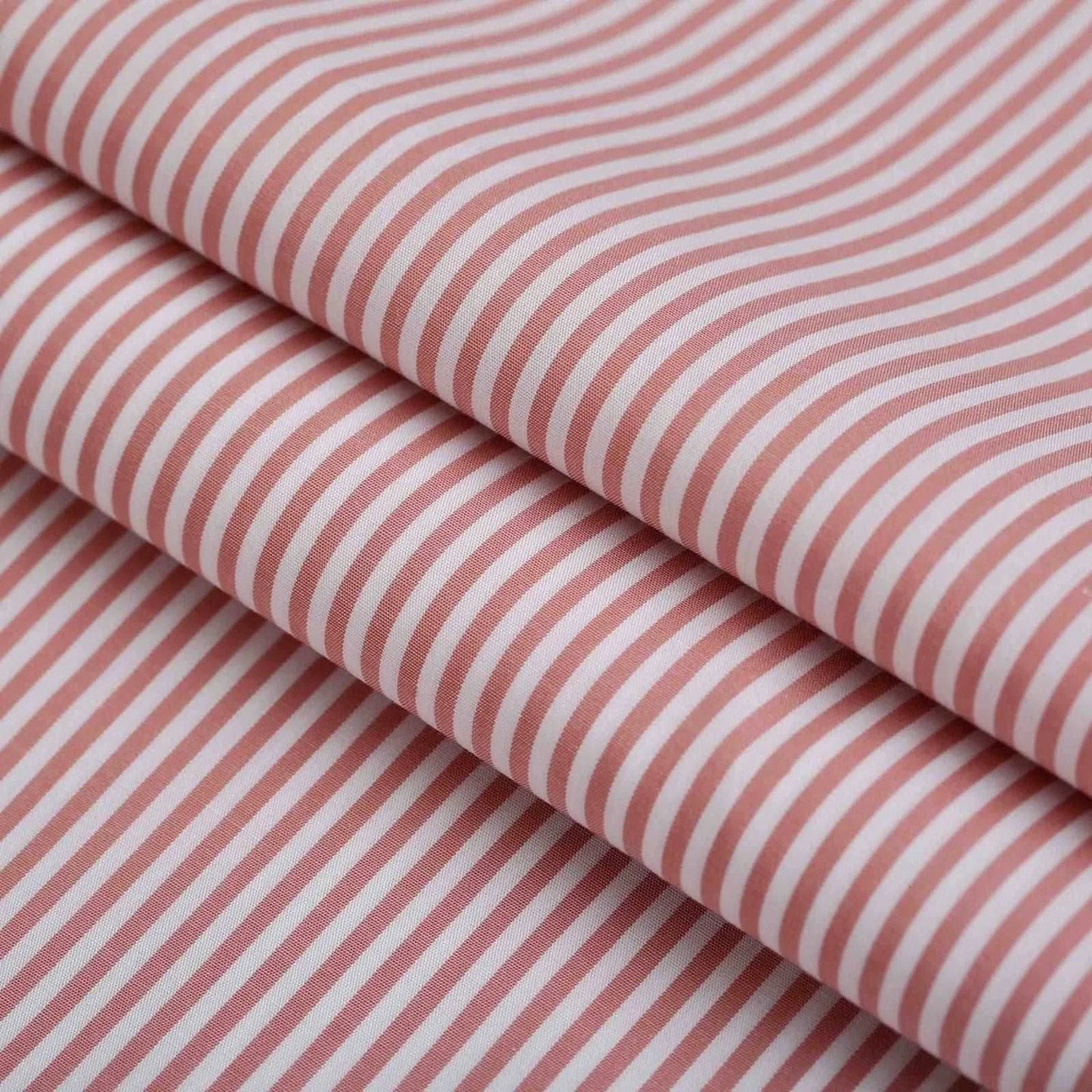 Peach & White Strip Shirt - KNisa Premium Men's Fashion Brand