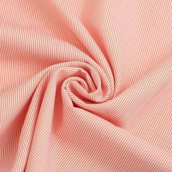 Orange White Pin Strip Shirt - KNisa Premium Men's Fashion Brand
