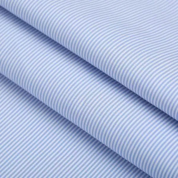 Oxford Blue White Pin Strip Shirt - KNisa Premium Men's Fashion Brand