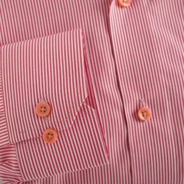 Pink White Pin Strip Shirt - KNisa Premium Men's Fashion Brand