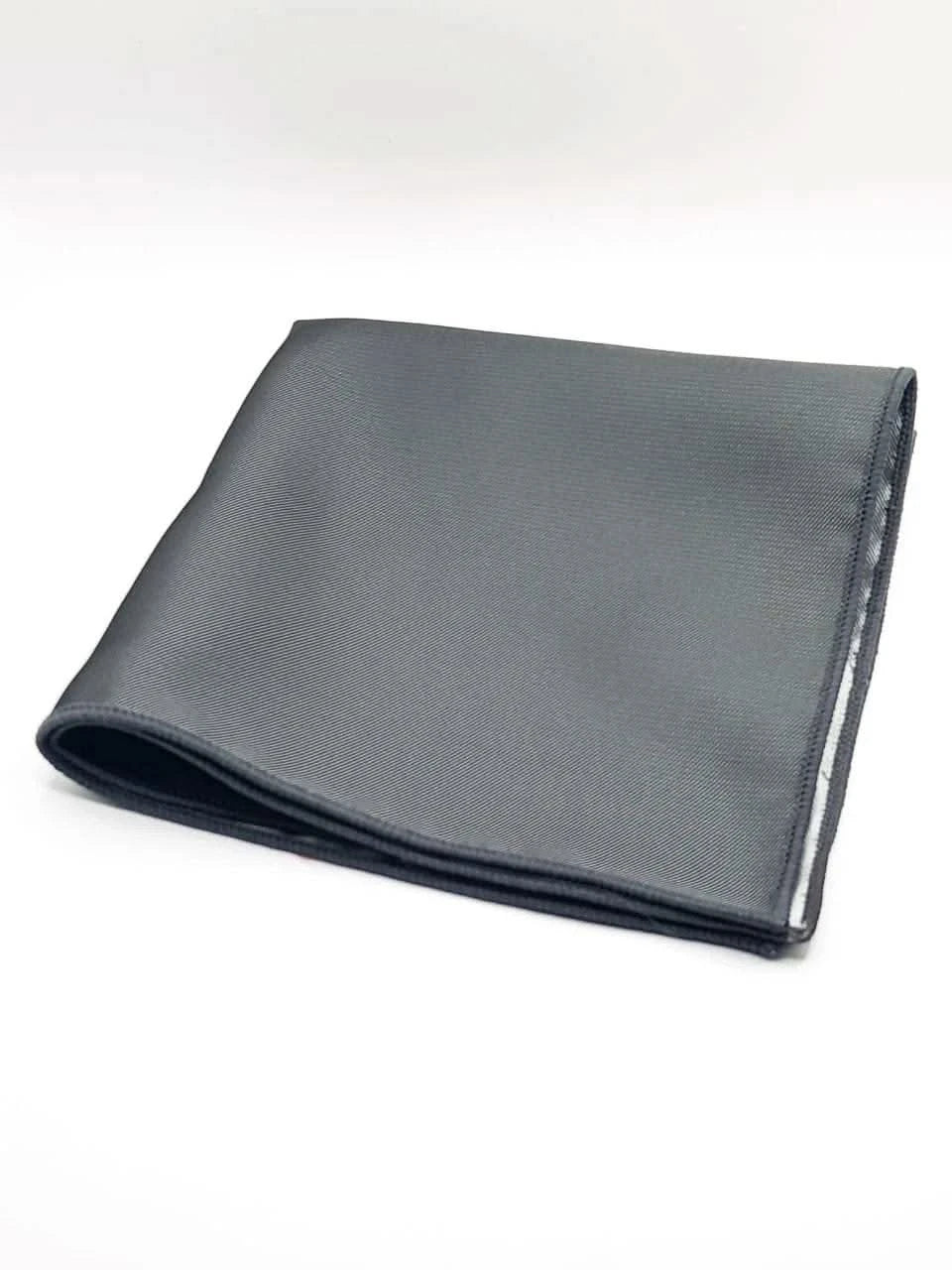 Plain Black Tie With Pocket Square - KNisa Premium Men's Fashion Brand