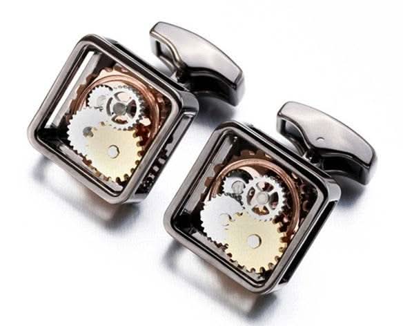 Gear Grey Cufflink - KNisa Premium Men's Fashion Brand