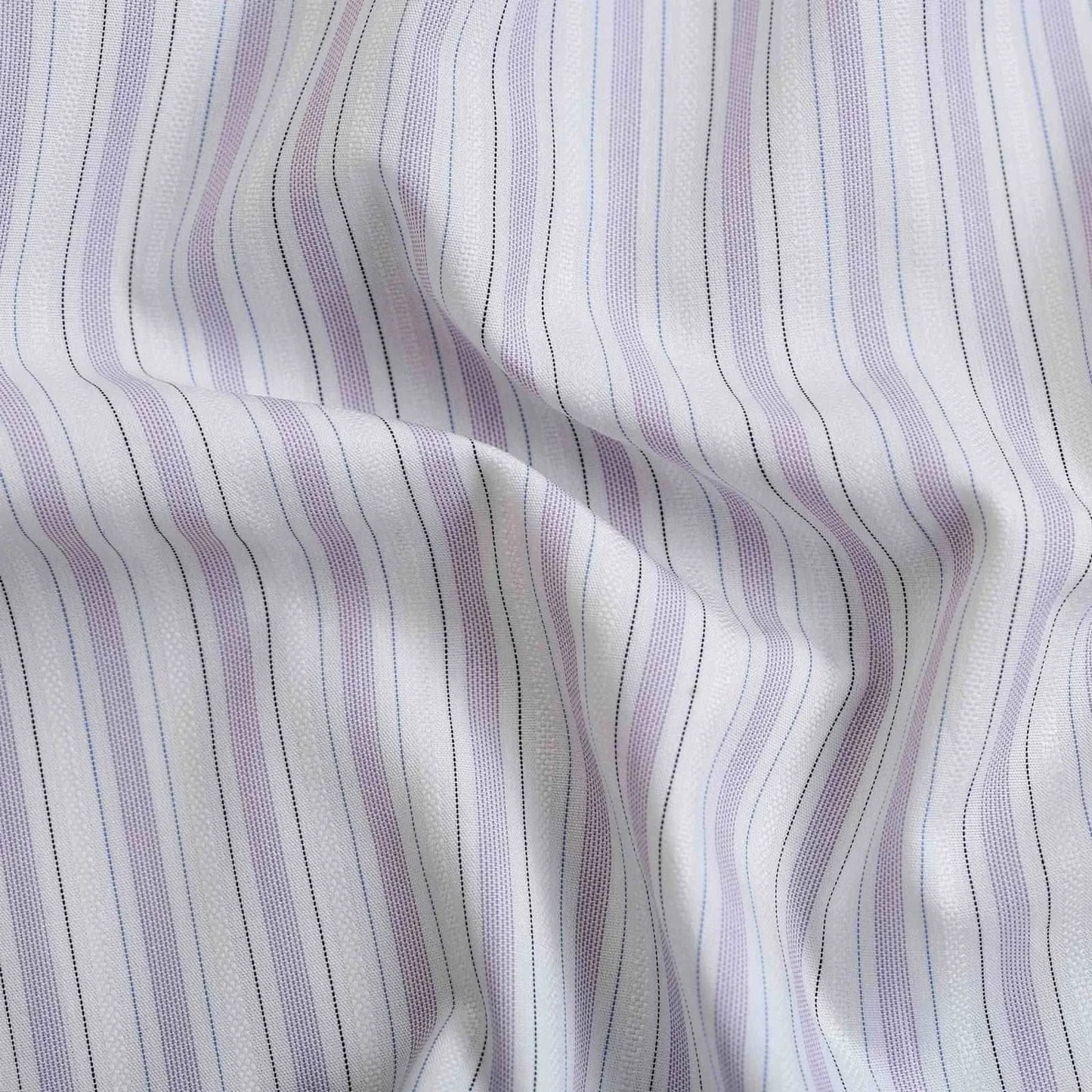 White Purple Textured With Black Blue Pin Strip Shirt - KNisa Premium Men's Fashion Brand