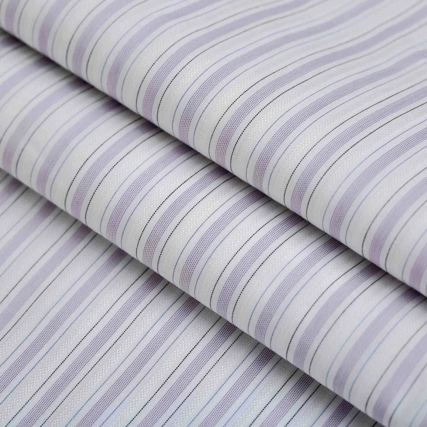 White Purple Textured With Black Blue Pin Strip Shirt - KNisa Premium Men's Fashion Brand