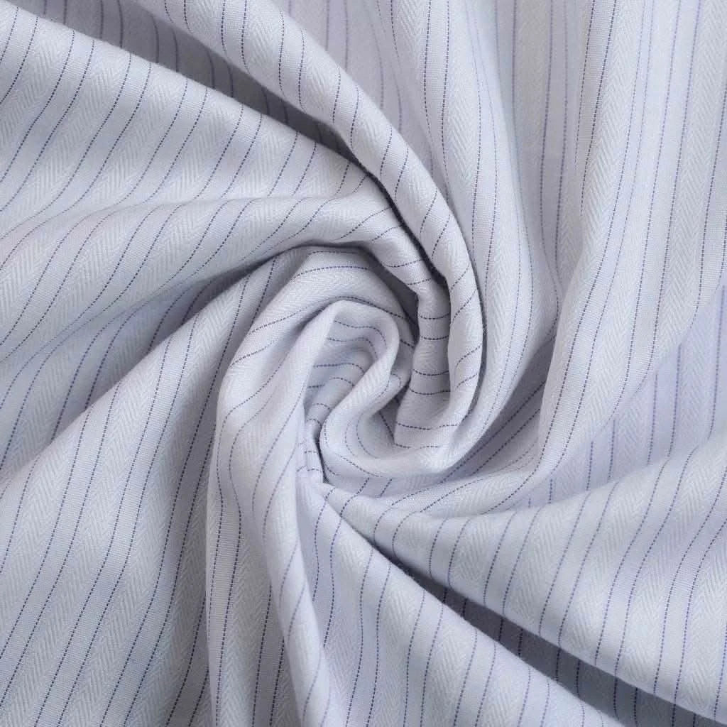White Textured With Purple Pin Strip Shirt - KNisa Premium Men's Fashion Brand