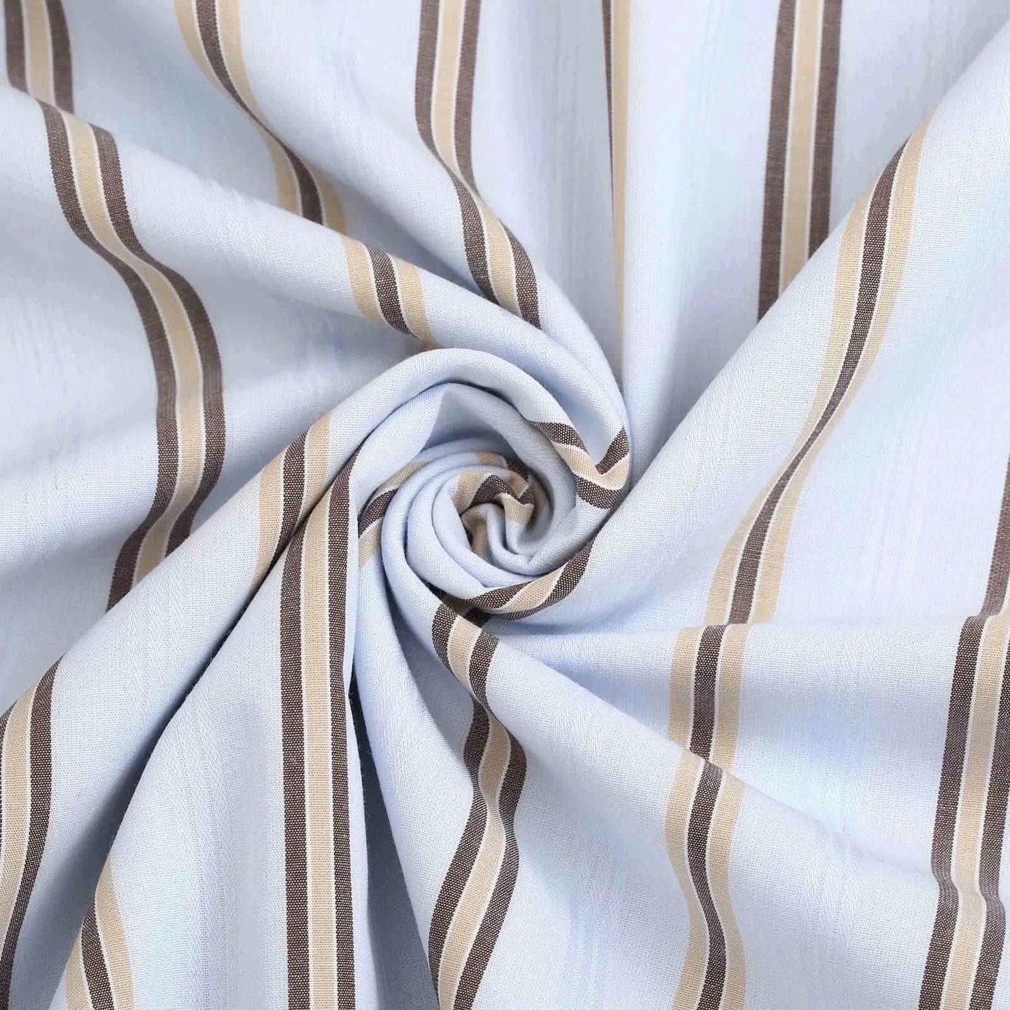 Wide Powder Blue with Beige Brown Strip - KNisa Premium Men's Fashion Brand