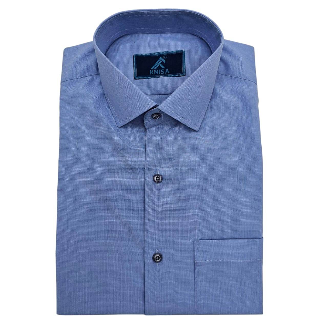 Oxford Blue Pattern Shirt - KNisa Premium Men's Fashion Brand