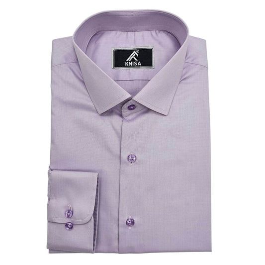 Light Purple Pattern Shirt - KNisa Premium Men's Fashion Brand