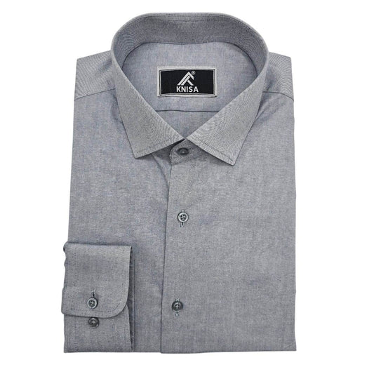 Grey Pattern Shirt - KNisa Premium Men's Fashion Brand