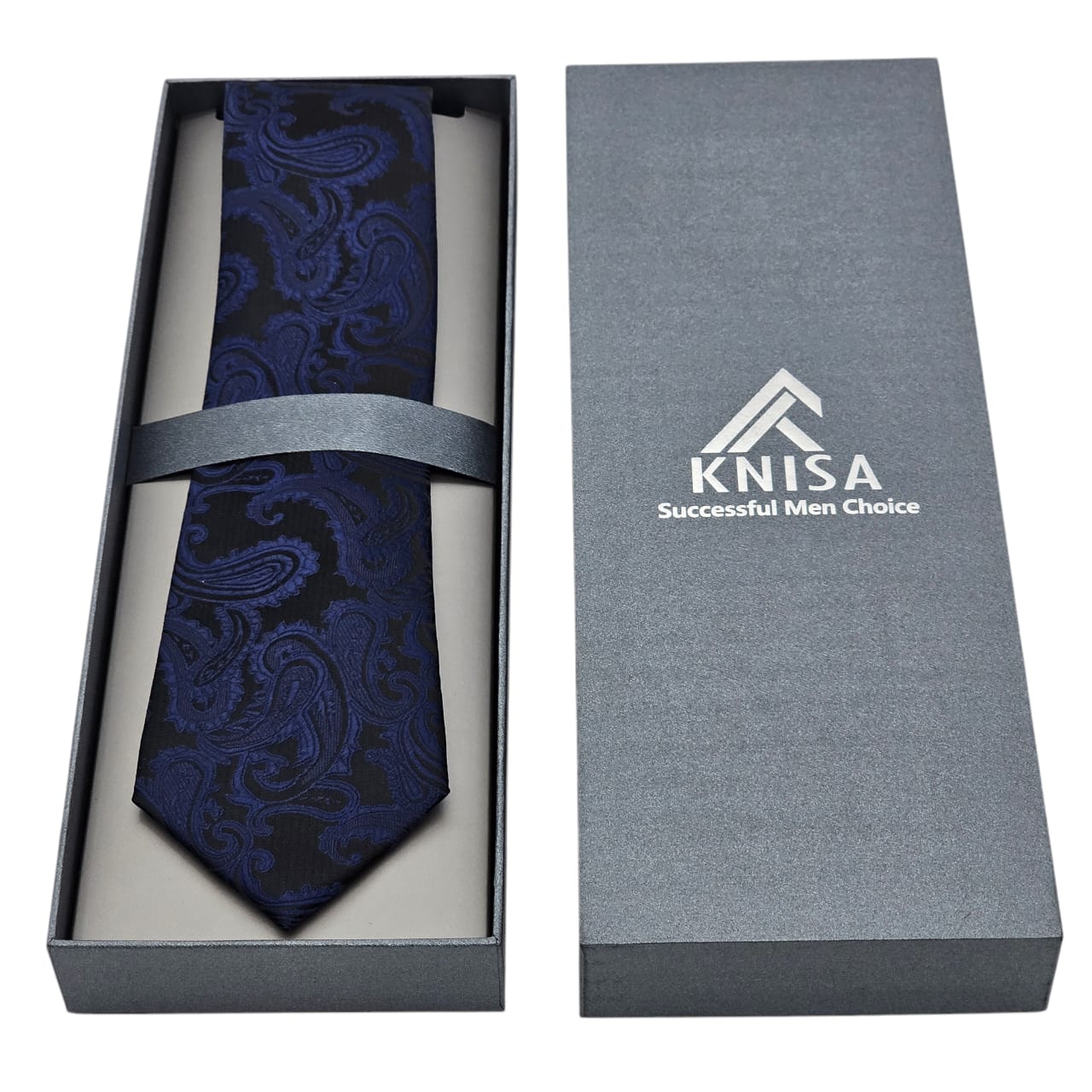 Cobalt Mirage Tie Set