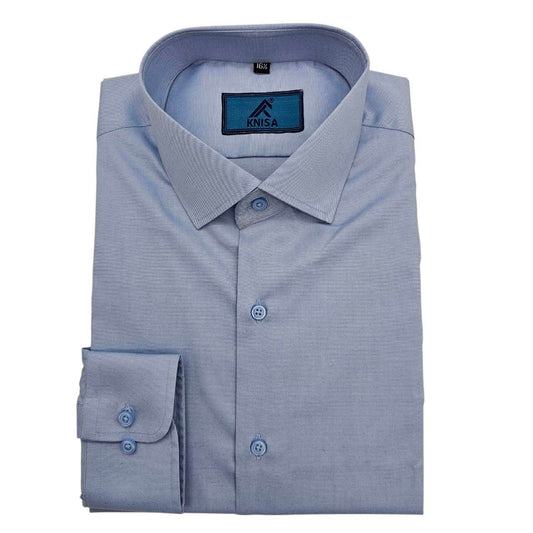 Oxford Blue Shirt - KNisa Premium Men's Fashion Brand