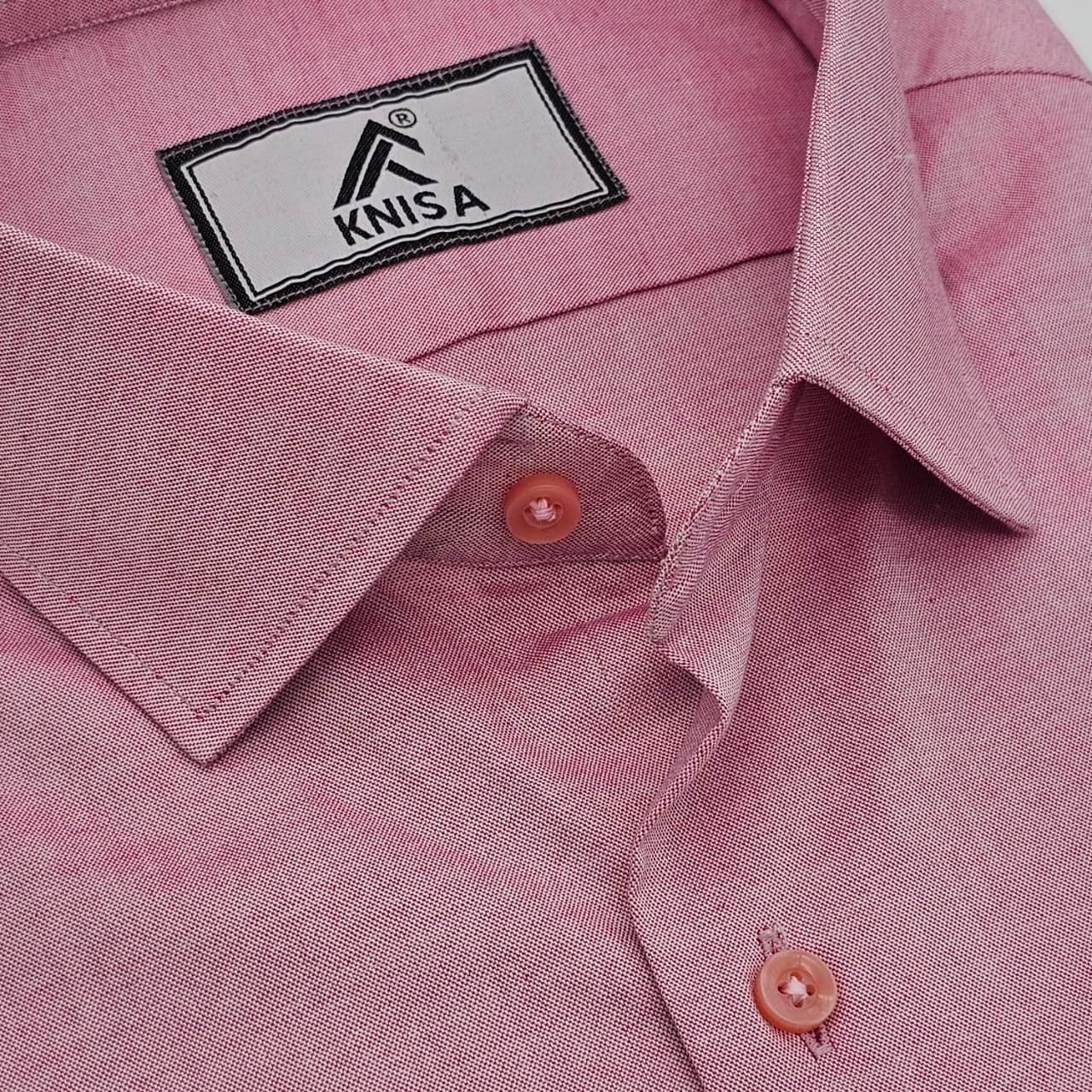 Pink Chambray Shirt - KNisa Premium Men's Fashion Brand