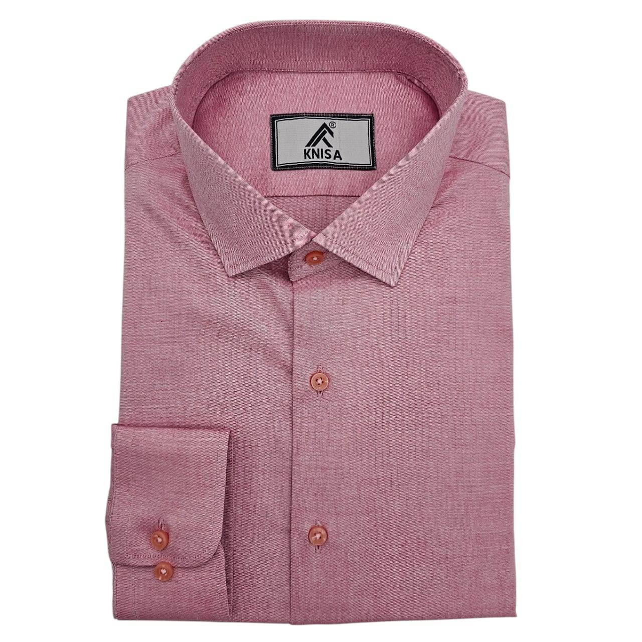 Pink Chambray Shirt - KNisa Premium Men's Fashion Brand