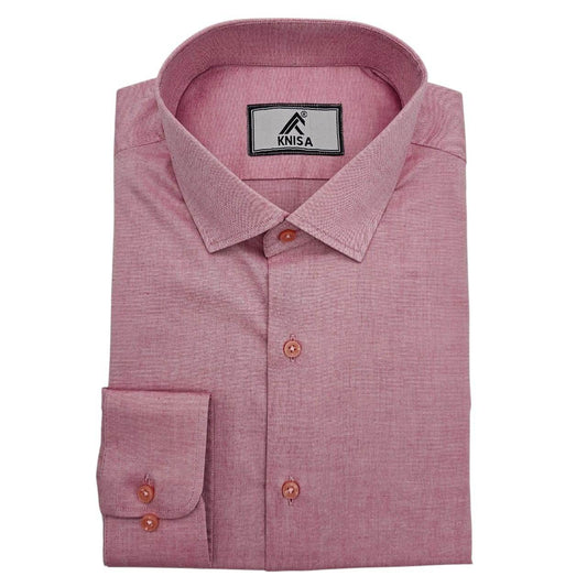 Pink Chambray Shirt - KNisa Premium Men's Fashion Brand