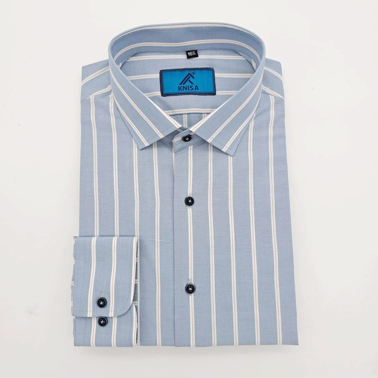 Azure Royale Striped Shirt - KNisa Premium Men's Fashion Brand