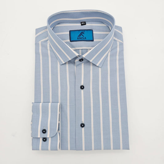 Azure Royale Striped Shirt