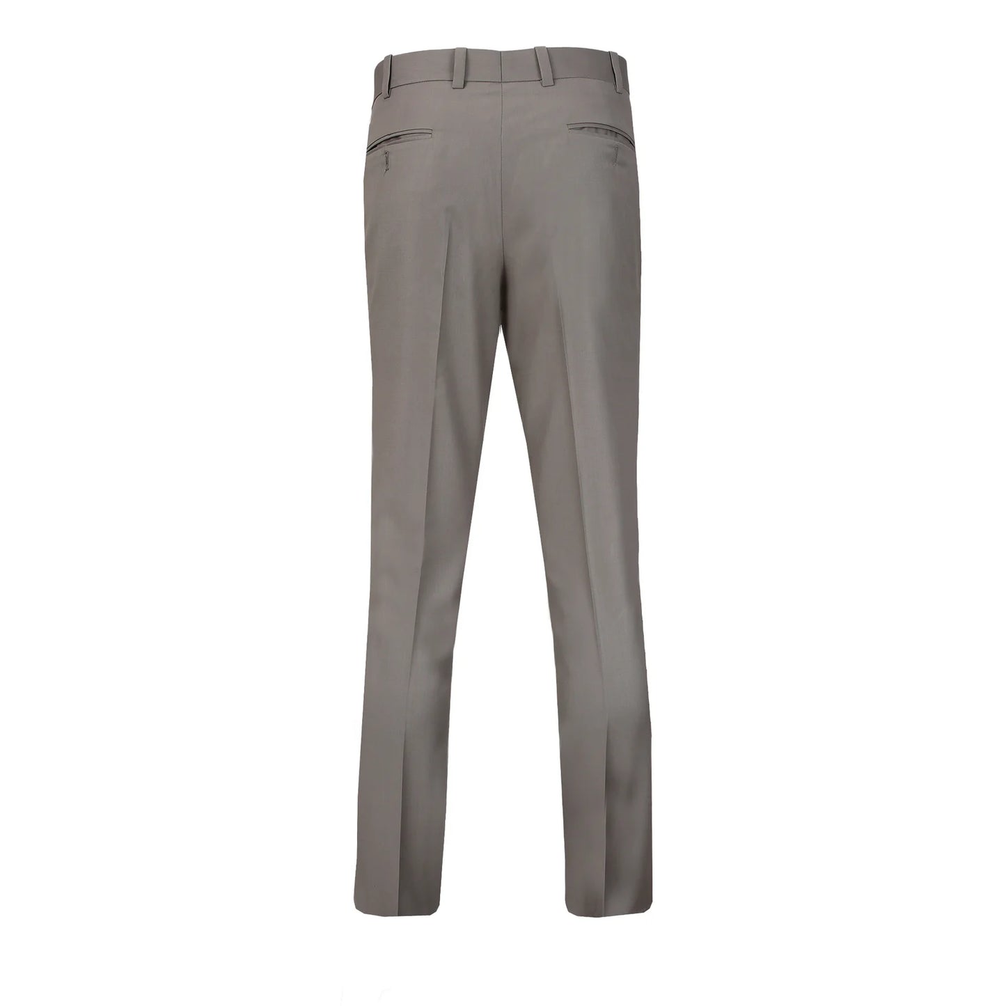 Beige Plain Smart Fit Formal Trouser